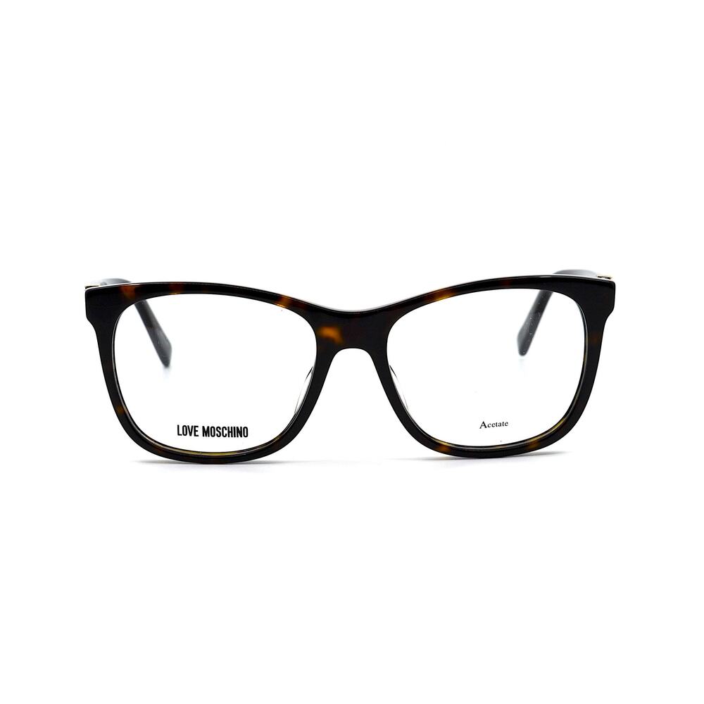 NEW LOVE MOSCHINO MOL520 086 DARK HAVANA AUTHENTIC EYEGLASSES FRAME - Picture 2 of 11